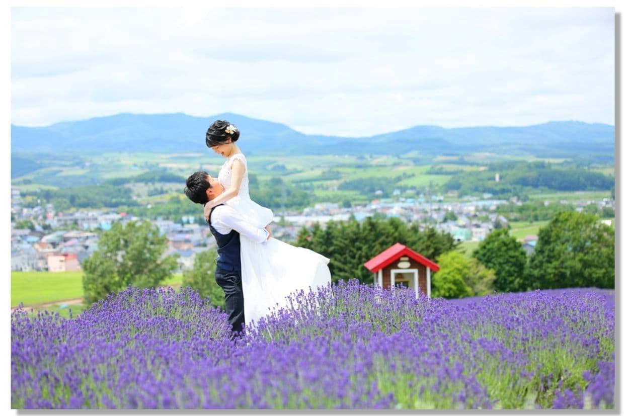 日の出公園でウェディングフォト