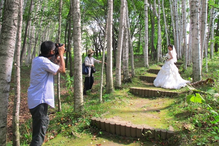 ロケーションフォト撮影風景