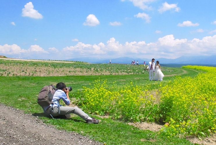ロケーションフォト撮影風景