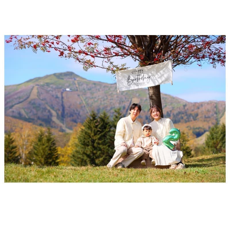 ２歳のお誕生日フォト